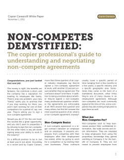 non-competes demystified