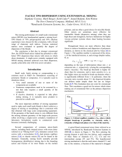 facile tpo dispersion using extensional mixing