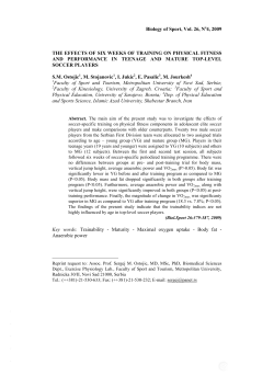 Effects of training on physical fitness in young and older elite soccer