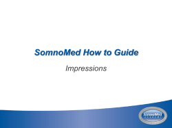 SomnoMed How to Guide