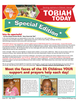 TOBIAH - Children With Hope