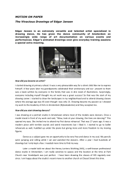 MOTION ON PAPER The Vivacious Drawings of Edgar Jansen