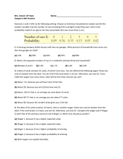 Chapter 6 Multiple Choice Practice