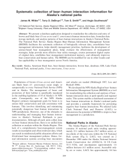 Systematic collection of bear&ndash;human interaction information for