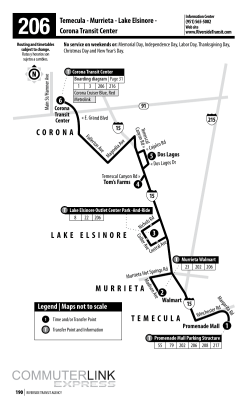 Route 206 - Riverside Transit Agency