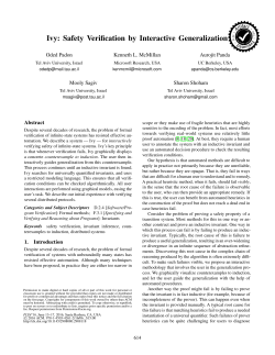 Ivy: Safety Verification by Interactive Generalization