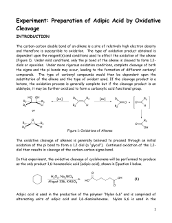 Oxidation of Cyclohexene