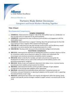 CURRICULUM - Partners Make Better Decisions