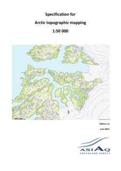Arctic topographic mapping