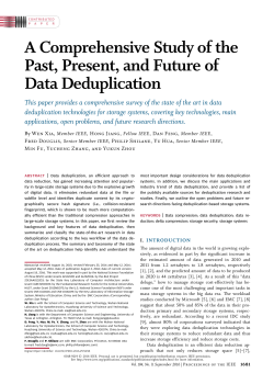 A Comprehensive Study of the Past, Present, and Future of Data