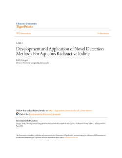 Development and Application of Novel Detection
