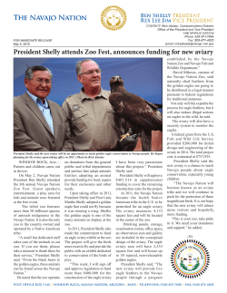 President Shelly attends Zoo Fest, announces funding for new aviary