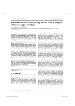 Efficient identification of identical-by