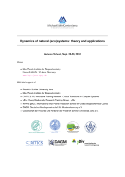 Here - Michael Stifel Center Jena - Friedrich-Schiller