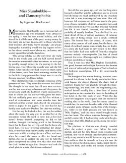 Miss Slumbubble&mdash; and Claustrophobia