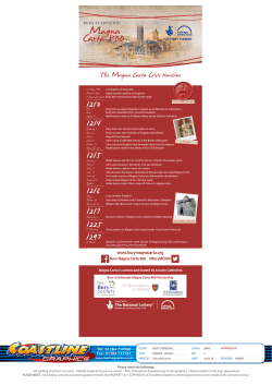 Cloister : Magna Carta Crisis Timeline