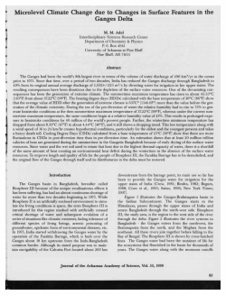Microlevel Climate Change due to Changes in Surface Features in