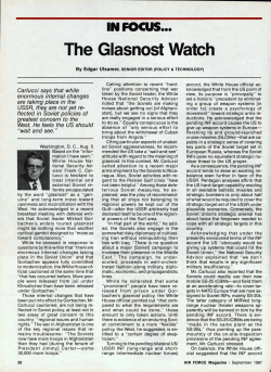 The Glasnost Watch - Air Force Magazine