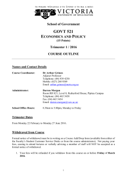 pdf GOVT 521 File size: 63k Course Coordinator