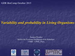 Droulez-Variability-and-Probability in living organisms