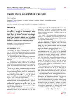 Theory of cold denaturation of proteins