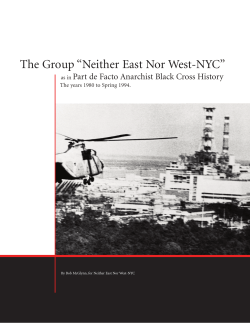 The Group &ldquo;Neither East Nor West-NYC&rdquo;