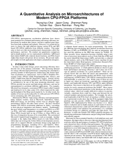 A Quantitative Analysis on Microarchitectures of