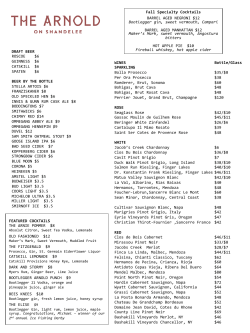 FEATURED COCKTAILS THE ARNIE POMMER