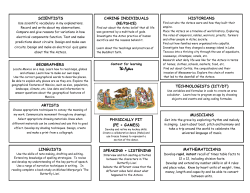 The Aztecs - Manor Leas Junior Academy