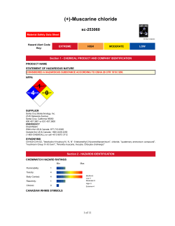 (+)-Muscarine chloride - Santa Cruz Biotechnology