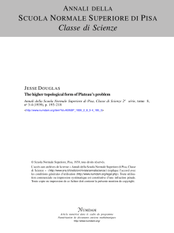 The higher topological form of Plateau`s problem
