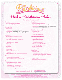 Host a Pinkalicious Party!