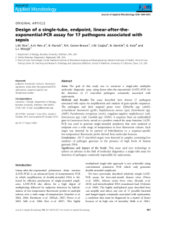 Design of a single‐tube, endpoint, linear‐after‐the‐exponential