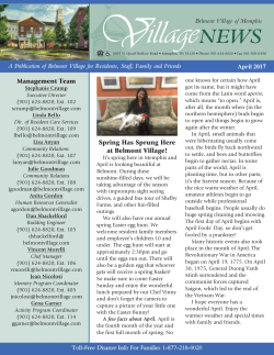 April 2017 Newsletter