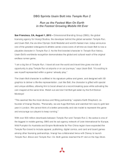 DBG Sprints Usain Bolt into Temple Run 2 Run