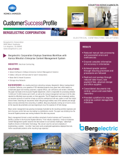 BERGELECTRIC CORPORATION
