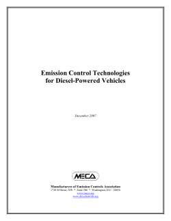 Emission Control Technologies - Manufacturers of Emission