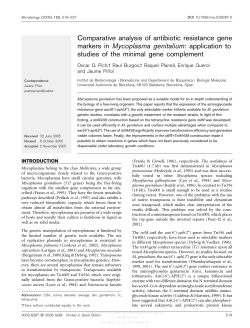 Comparative analysis of antibiotic resistance gene markers in