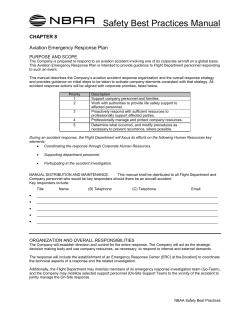 Safety Best Practices Manual - National Business Aviation Association