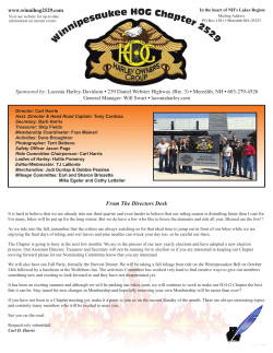 Third Quarter - Winnipesaukee HOG 2529