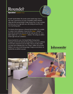 Speckled Rubber Tile - Sweets Construction