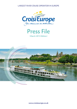 Press File - CroisiEurope