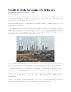 170109_Mla Bull_Senate to ratify Paris Agreement
