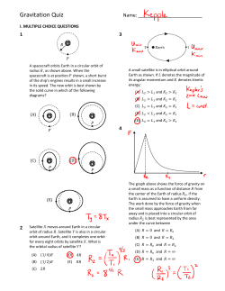 Gravitation Quiz