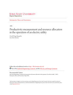 Productivity measurement and resource allocation in the operation