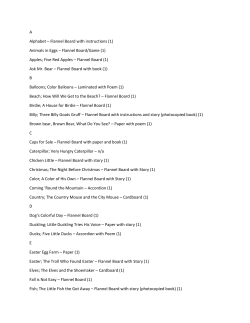 Flannel Board with instructions (1)