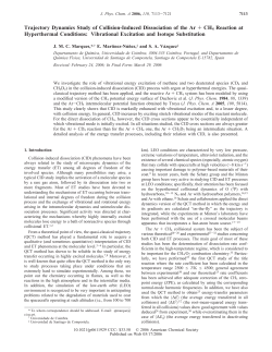 Trajectory Dynamics Study of Collision-Induced