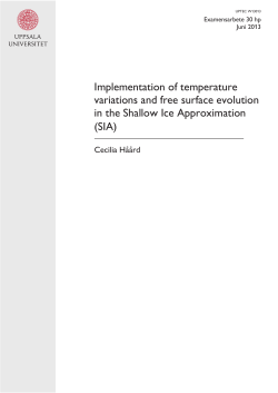 Implementation of temperature variations and free - W