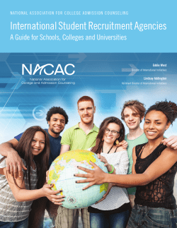 International Student Recruitment Agencies