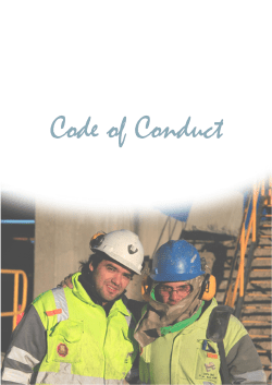 Please a copy of the Code of Conduct